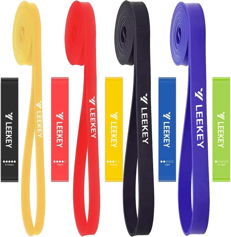 Leekey Resistance Bands, Exercise Bands,Pull Up Assist Bands - Bands for Working Out,Band for Men and Women Fitness Training, Physical Therapy,Home Workouts - Image 1